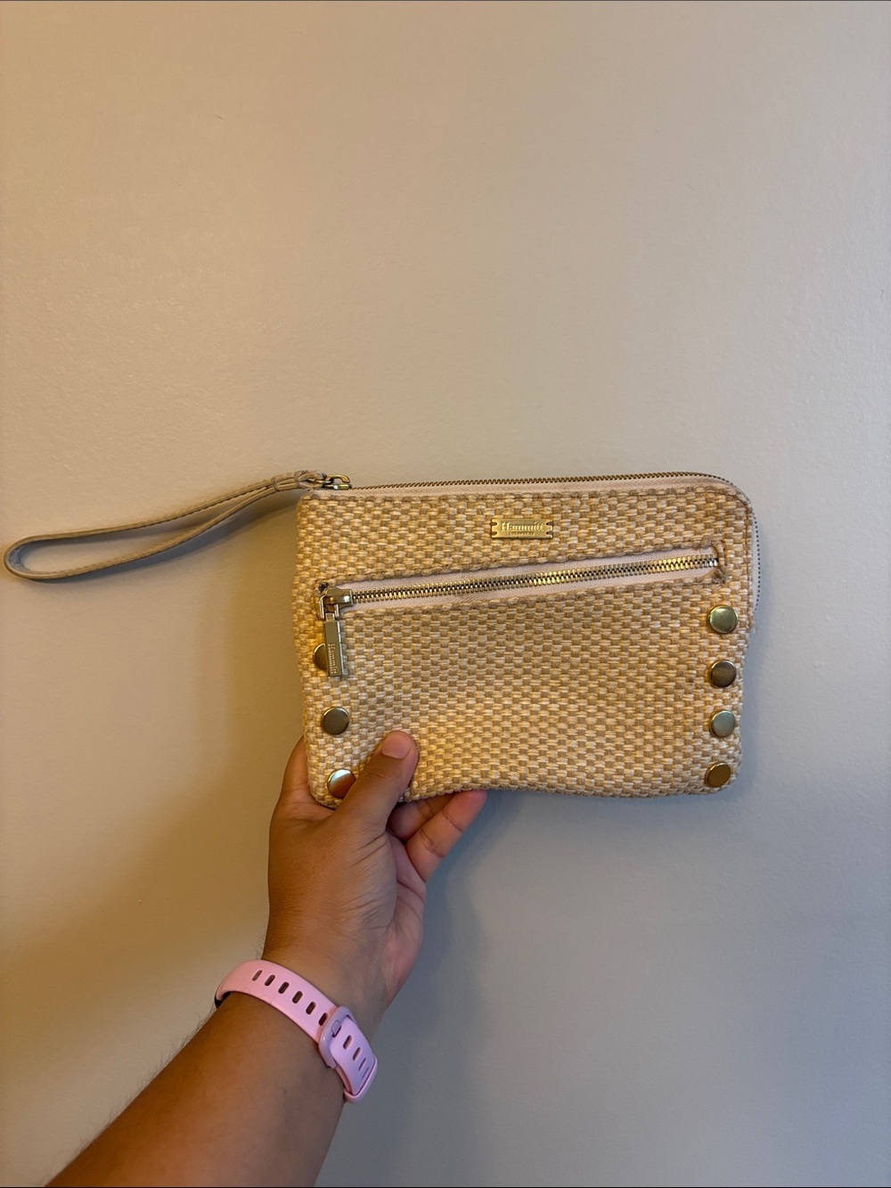HAMMIT NASH SML RICCO RAFFIA CLUTCH - Picture 2 of 8